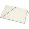 Блокнот MOLESKINE Classic XLarge, нелинованный, зелёный QP092K15
